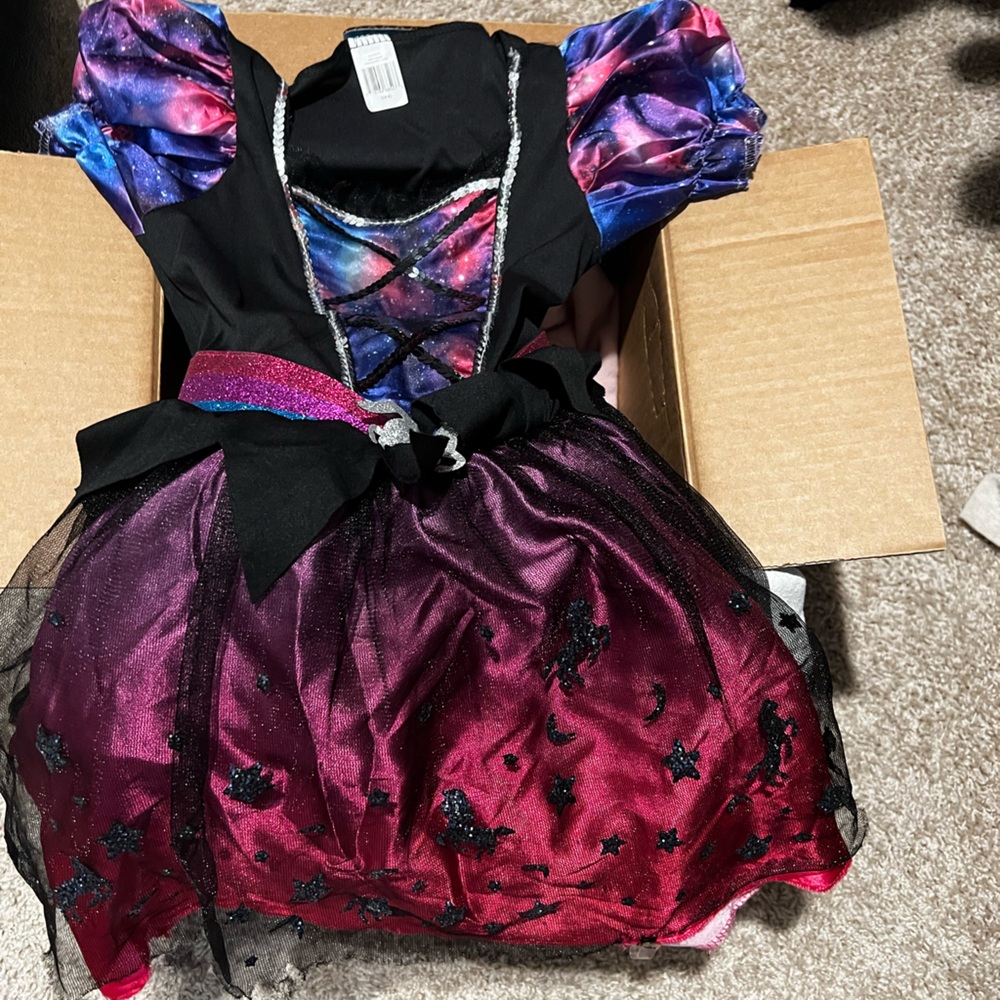 Unicorn Witch Halloween Costume Size 4-6 (small)